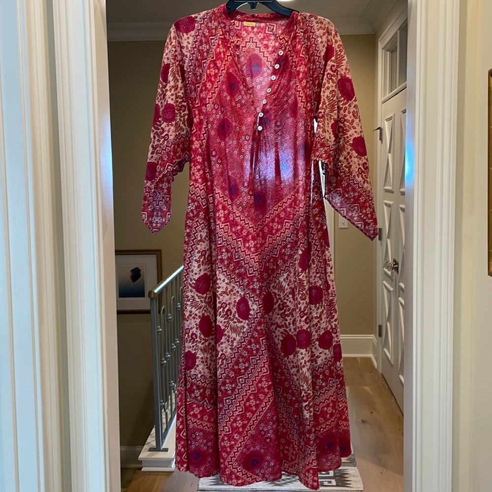 Matta pink floral maxi dress